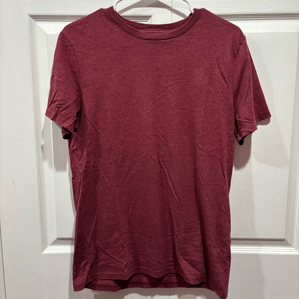 URBAN PIPELINE Men’s Short Sleeve Soft Ultimate Tee T Shirt Top -burgundy size S